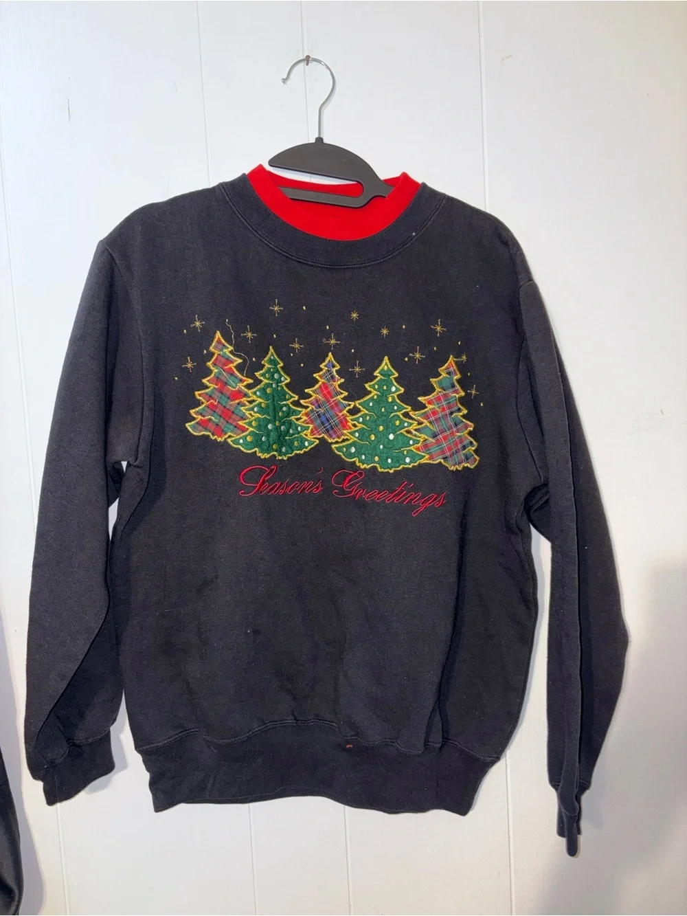 Vintage Holiday 'Season's Greetings' Crewneck Sweater